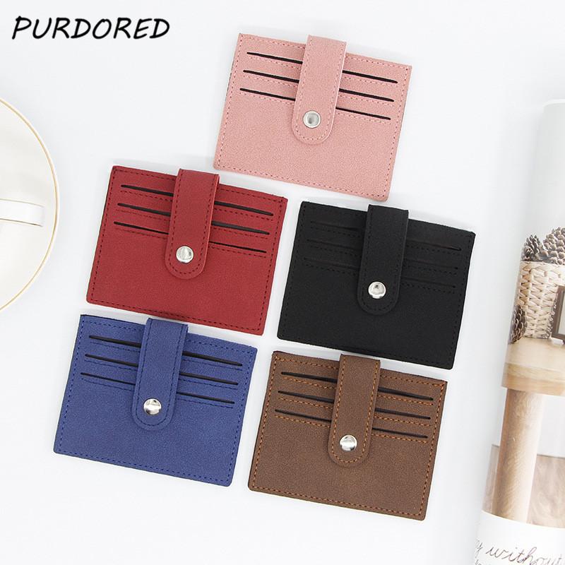 PURDORED 1 Pc Unisex Slim Card Holder Soft Leather Business Case Women Bank Cardholder Female Slim Minimalist Wallet, Black
PURDORED 1 Pc Unisex Slim Card Holder Soft Leather Business Case Women Bank Cardholder Female Slim Minimalist Wallet, Black