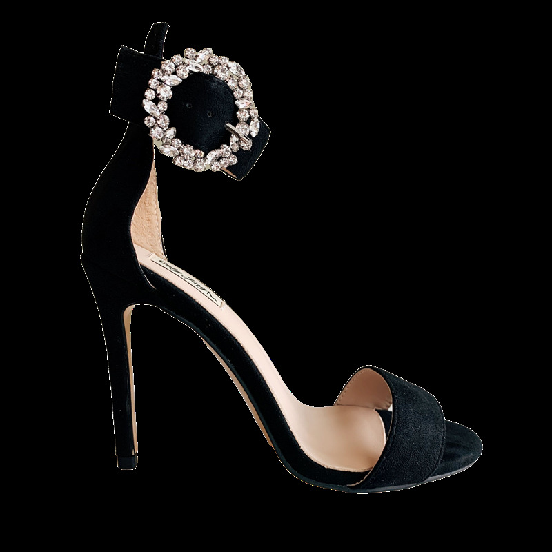 2020 Casual Designer Will See New Black Style Crystal Suede Strass High-heeled Sandals Ten Inches Hfxx, Black 10cm
2020 Casual Designer Will See New Black Style Crystal Suede Strass High-heeled Sandals Ten Inches Hfxx, Black 10cm