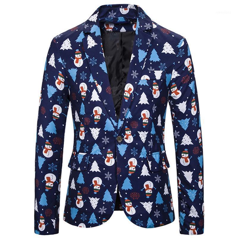 2019 New Men Blazer Christmas Snowman Print Mens Slim Fit Christmas Blazer Wine Red Suit Jackets One Button Blazers Masculino1, Blue
2019 New Men Blazer Christmas Snowman Print Mens Slim Fit Christmas Blazer Wine Red Suit Jackets One Button Blazers Masculino1, Blue