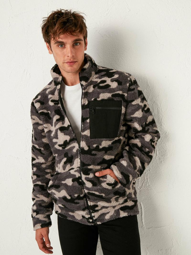 New Men Plush Sweat Jacket Black Khaki Brown High Quality Fashion Casual Style Camouflage Pockets Cardigan
New Men Plush Sweat Jacket Black Khaki Brown High Quality Fashion Casual Style Camouflage Pockets Cardigan