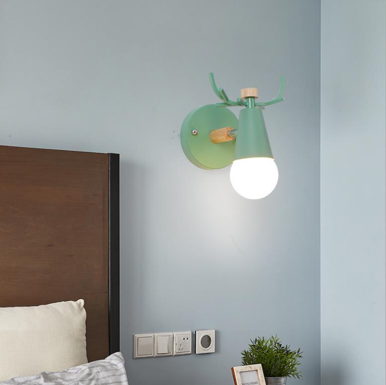 Nordic Adjustable LED Wall Lights colorful cartoon Deer Antlers Bedroom Reading Sconce Wall Mounted Children room Lighting E27
Nordic Adjustable LED Wall Lights colorful cartoon Deer Antlers Bedroom Reading Sconce Wall Mounted Children room Lighting E27