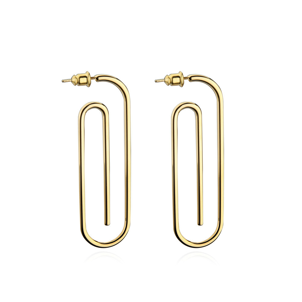 VAROLE Paperclip Minimalist Earrings Dangle Earring Gold color Earings Drop Earrings For Women Fashion Jewelry Brincos
VAROLE Paperclip Minimalist Earrings Dangle Earring Gold color Earings Drop Earrings For Women Fashion Jewelry Brincos