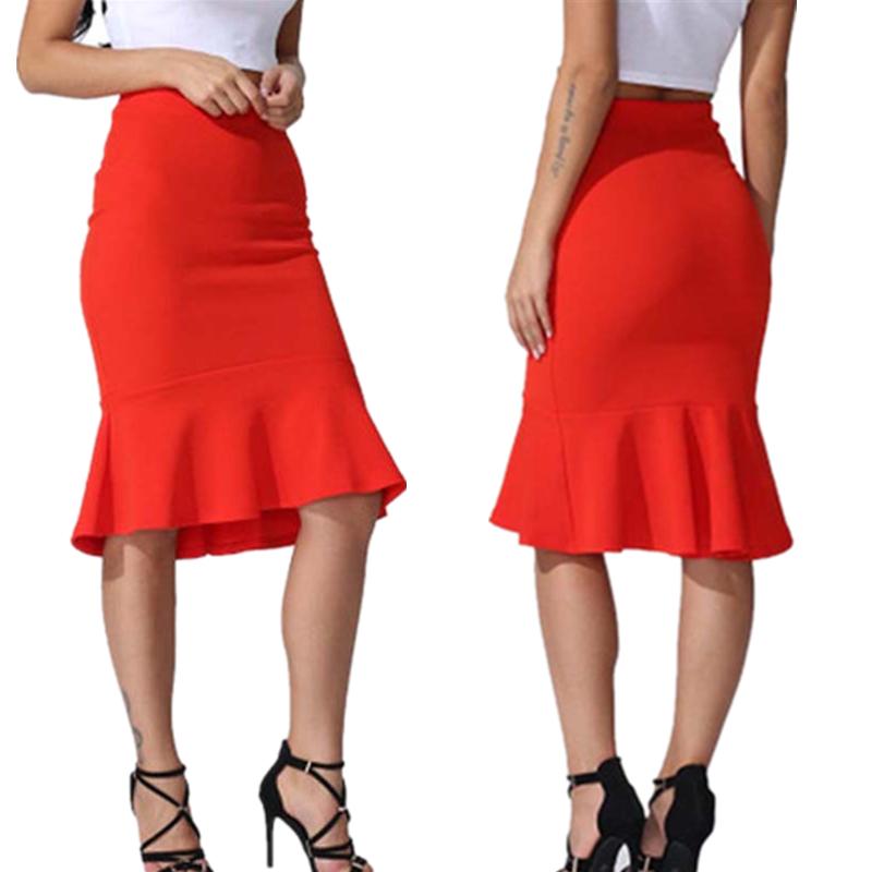 2020 New Hot Sale Women' Spring Autumn Elastic High Waist Ruffles Skirts Woman Hip Trumpet Skirt Mermaid Plus Size 3xl, Red
2020 New Hot Sale Women' Spring Autumn Elastic High Waist Ruffles Skirts Woman Hip Trumpet Skirt Mermaid Plus Size 3xl, Red