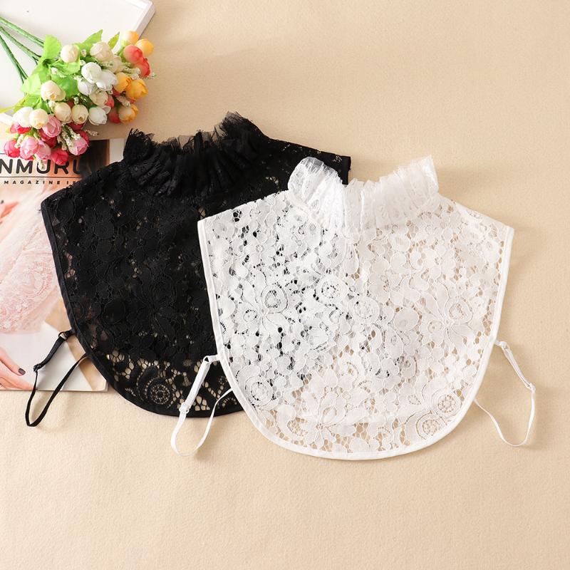 New Vintage Lace Floral Embroidery Shirt Fake Collar for Women Ruffles Stand False Collar Removable Half Shirt Detachable
New Vintage Lace Floral Embroidery Shirt Fake Collar for Women Ruffles Stand False Collar Removable Half Shirt Detachable
