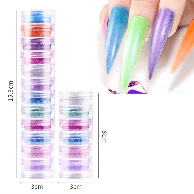 Mixed Color Nail Art Acrylic 3D Highlight Glitter Loose Powder Sequins Powder Set DIY Nail Art
Mixed Color Nail Art Acrylic 3D Highlight Glitter Loose Powder Sequins Powder Set DIY Nail Art