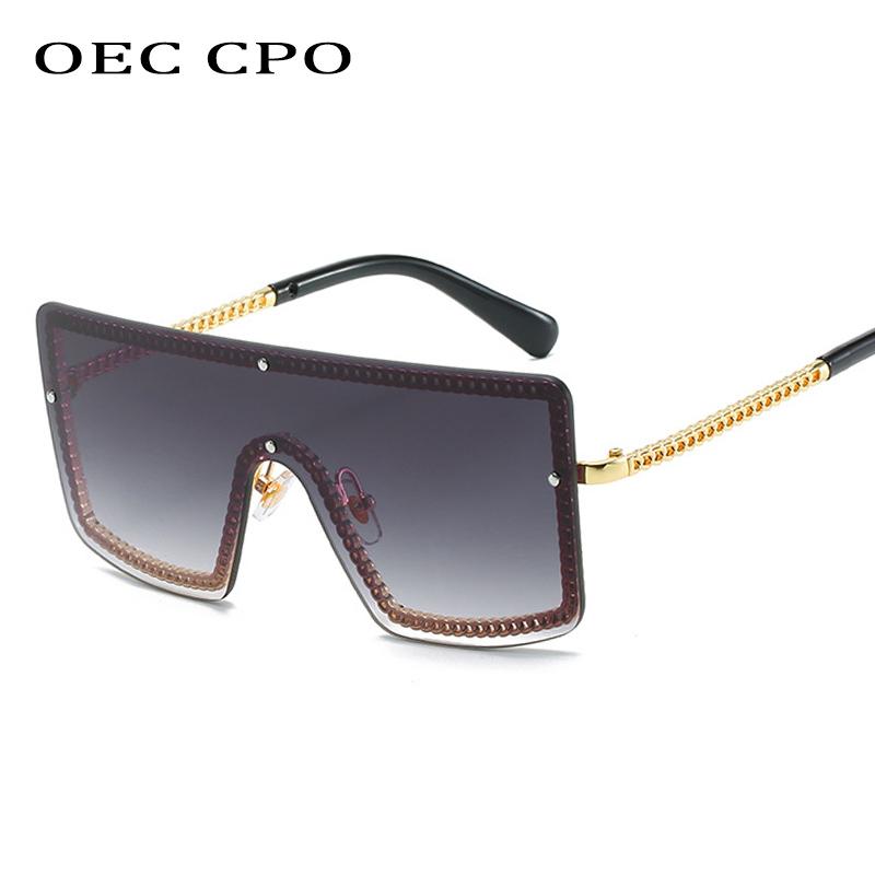 OEC CPO Fashion Ladies Rimless Sunglasses 2020 Brand Designer One piece Sun Glasses For Female Men Trendy Goggles Oculos O253
OEC CPO Fashion Ladies Rimless Sunglasses 2020 Brand Designer One piece Sun Glasses For Female Men Trendy Goggles Oculos O253