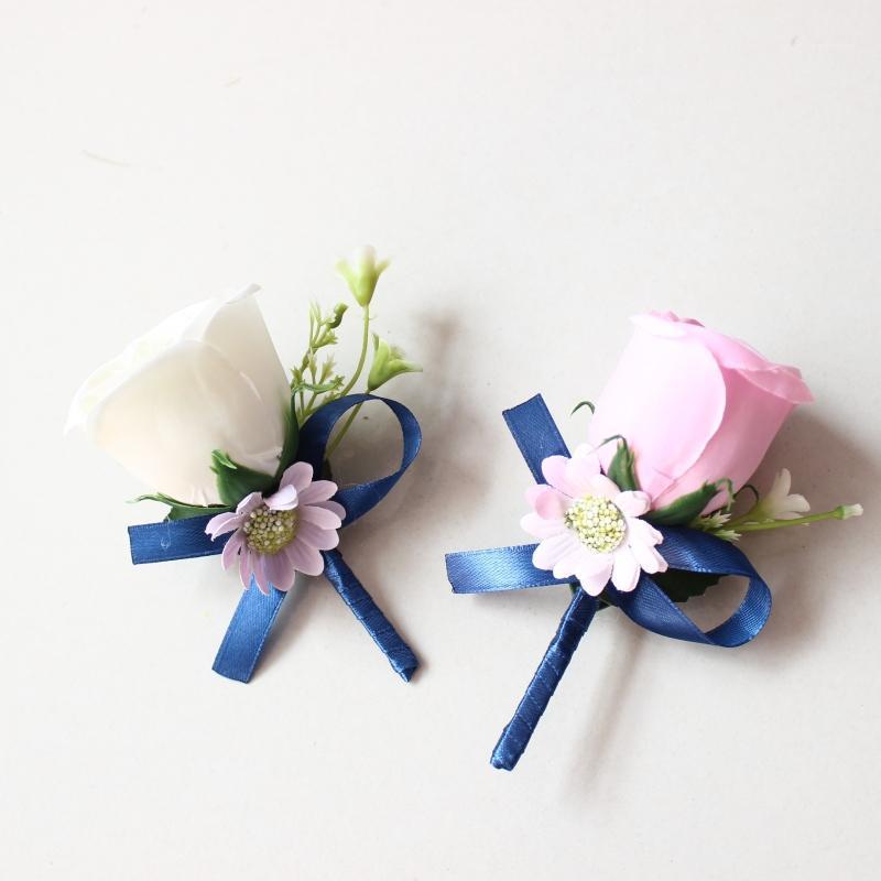 High quality wrist flower bride groom bridesmaids corsage with silk ribbon wedding corsages prom photography1, White
High quality wrist flower bride groom bridesmaids corsage with silk ribbon wedding corsages prom photography1, White