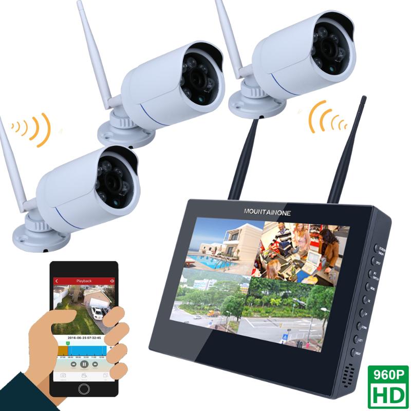 CCTV System 960P 4ch HD Wireless NVR kit Outdoor IR Night Vision IP Camera wifi Camera kit Home Security System Surveillance
CCTV System 960P 4ch HD Wireless NVR kit Outdoor IR Night Vision IP Camera wifi Camera kit Home Security System Surveillance