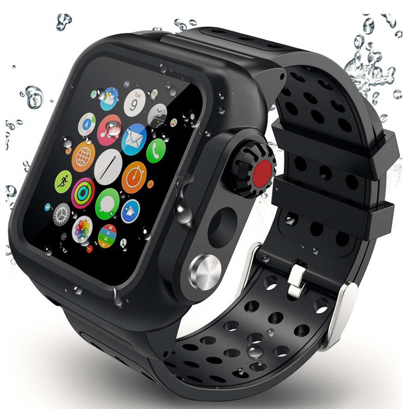 IP68 Waterproof Full Protective Case+Silicone Strap for Apple Watch Band Series SE 6 5 4 3 2 Sport Cover Set for iWatch 42mm 44mm 38mm 40mm
IP68 Waterproof Full Protective Case+Silicone Strap for Apple Watch Band Series SE 6 5 4 3 2 Sport Cover Set for iWatch 42mm 44mm 38mm 40mm