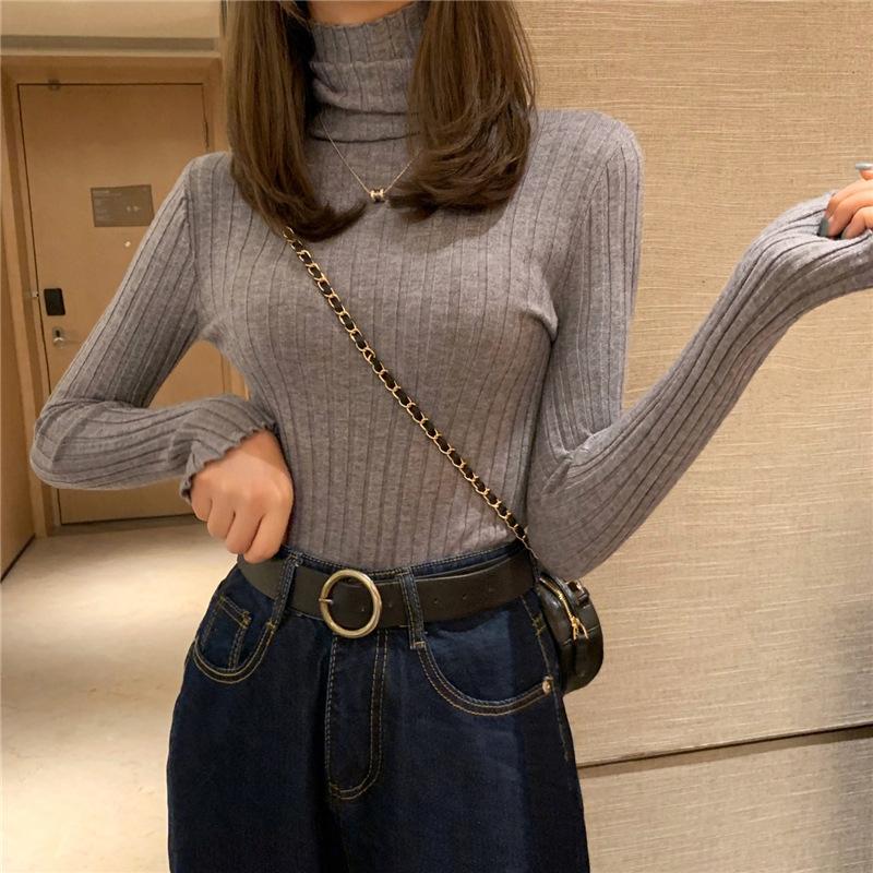 Simple And Versatile High Neck Pullover Sweater Women Long Sleeve Loose Stretch Slimming Knit Bottoming Tops, Beige
Simple And Versatile High Neck Pullover Sweater Women Long Sleeve Loose Stretch Slimming Knit Bottoming Tops, Beige