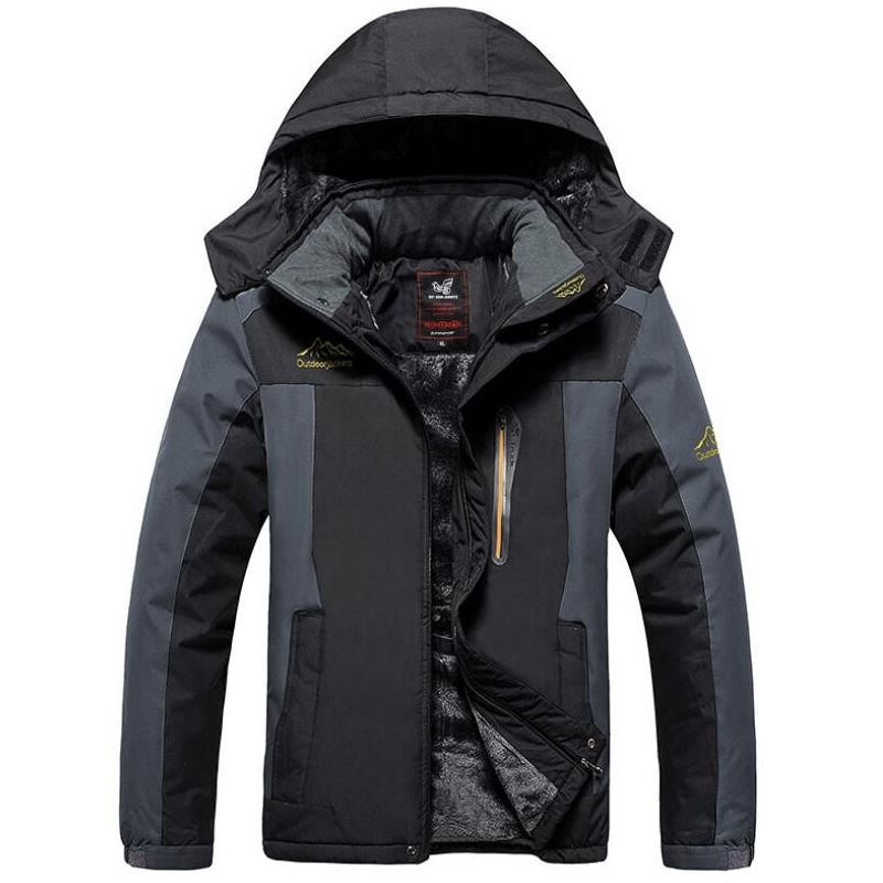 Winter Outdoors Jackets Plus Size 5XL 6XL 7XL 8XL 9XL Thicken Fleece Warm Coats Men Outwear Waterproof Windproof Hooded Jacket 201218