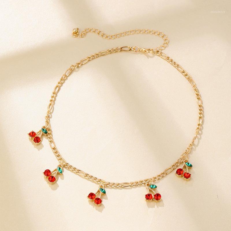 Fashion Gold Korean Cute Fruits Cherry Pendant Charms Crystal CZ Choker Necklace for Women Girl Birthday Party Clavicle Necklace1
Fashion Gold Korean Cute Fruits Cherry Pendant Charms Crystal CZ Choker Necklace for Women Girl Birthday Party Clavicle Necklace1