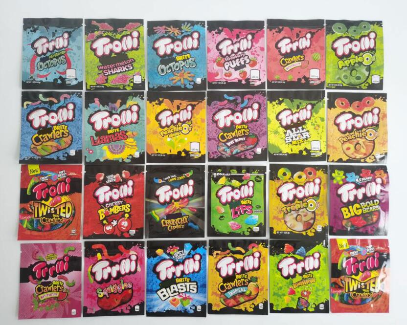 trolli trrlli errlli Edible Package Zipper Packing Bags 4.25oz Watermelon Orangpink Peachie Orange Gummi 600
trolli trrlli errlli Edible Package Zipper Packing Bags 4.25oz Watermelon Orangpink Peachie Orange Gummi 600