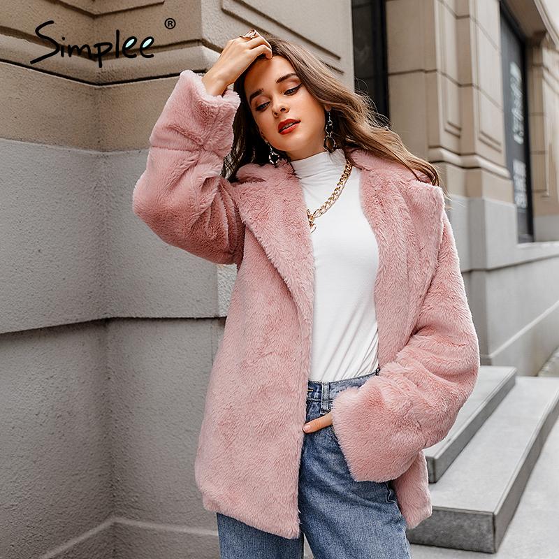 Simplee Elegant Lapel fur coat Female long sleeve Lace up Parka coat Casual office ladies autumn winter Fur, Pink
Simplee Elegant Lapel fur coat Female long sleeve Lace up Parka coat Casual office ladies autumn winter Fur, Pink