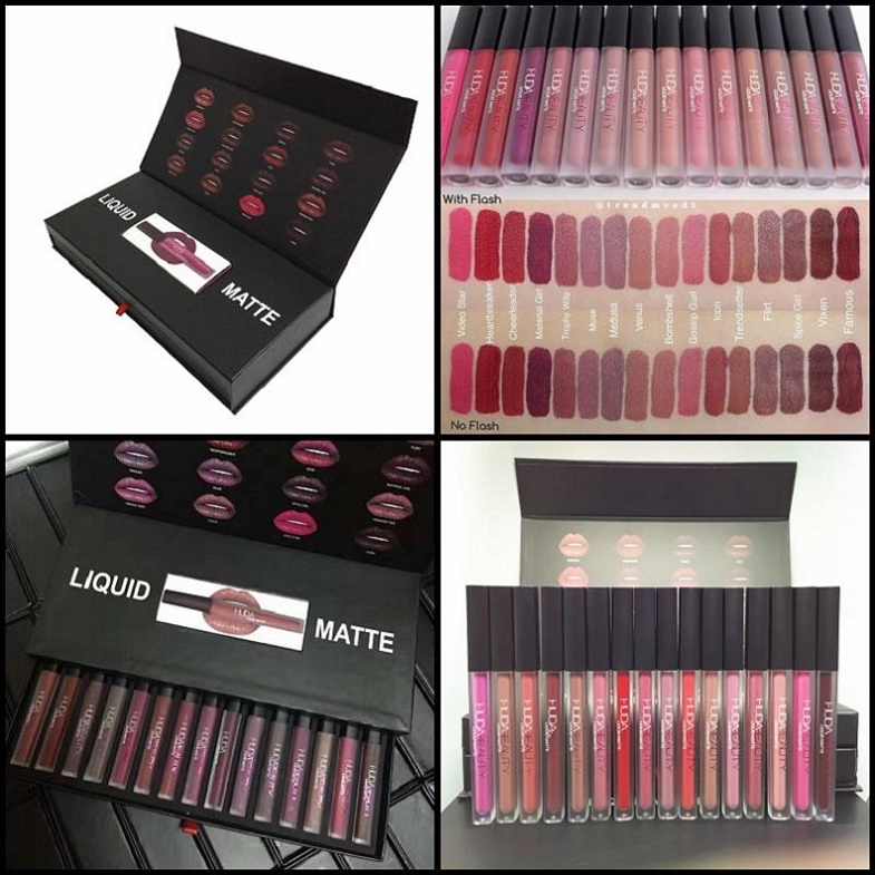 2021 HUDA BEAUTY women makeup Liquid Matte Lipgloss makeup Long Lasting Waterproof Liquid Lipsticks cosmetic 16 Colors Set free shipping, Huda beauty lip gloss
2021 HUDA BEAUTY women makeup Liquid Matte Lipgloss makeup Long Lasting Waterproof Liquid Lipsticks cosmetic 16 Colors Set free shipping, Huda beauty lip gloss