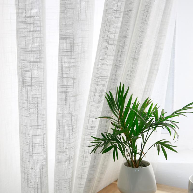 Modern cotton linen feel curtain gauze white cross texture curtain gauze for bedroom balcony living room window screen
Modern cotton linen feel curtain gauze white cross texture curtain gauze for bedroom balcony living room window screen