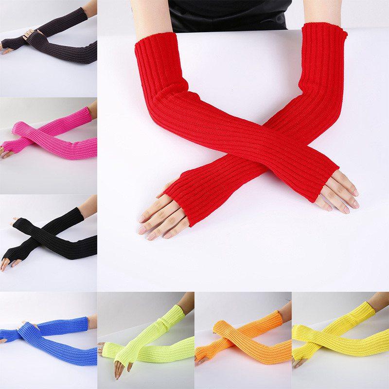 Gloves Knitting Women Warm Hand Men Wrist Arm Pure Color Long Fingerless Gloves Winter
Gloves Knitting Women Warm Hand Men Wrist Arm Pure Color Long Fingerless Gloves Winter
