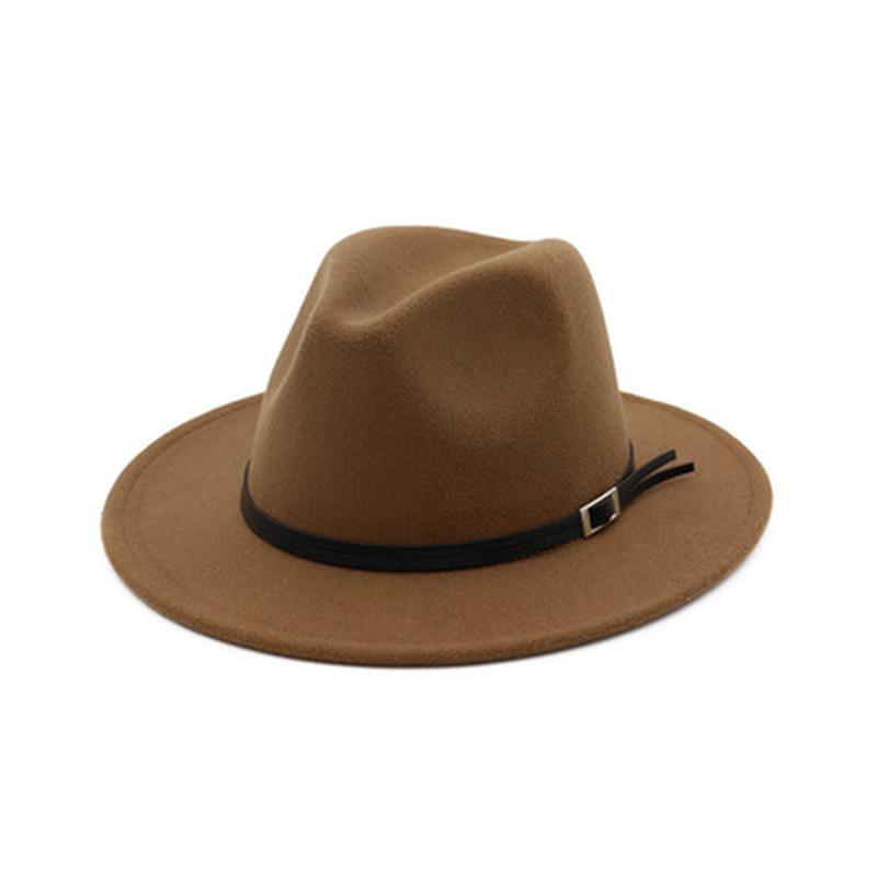 fedora women hats khaki camel band belt buckle classic women hats winter wide brim solid color formal vintage outdoor men, Blue
fedora women hats khaki camel band belt buckle classic women hats winter wide brim solid color formal vintage outdoor men, Blue
