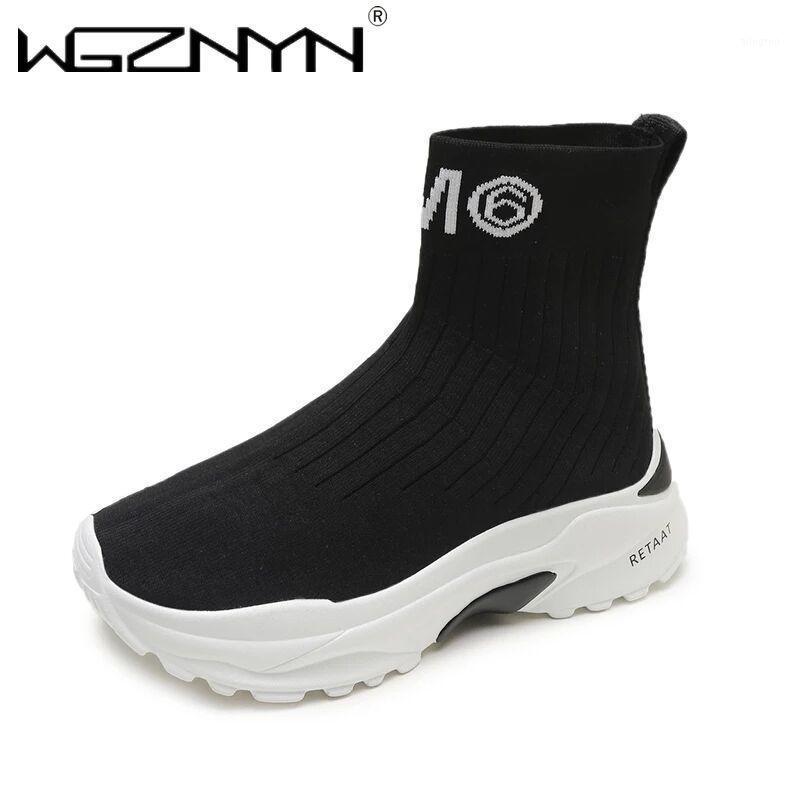 WGZNYN 2020 Autumn Breathable Ankle Boots Women Socks Shoes Female Sneakers Casual Elasticity Wedge Platform Shoes Soft Sole1
WGZNYN 2020 Autumn Breathable Ankle Boots Women Socks Shoes Female Sneakers Casual Elasticity Wedge Platform Shoes Soft Sole1