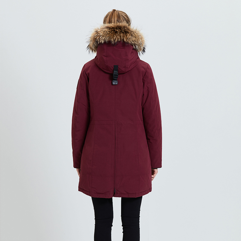 Tiger Force Thick Alaska Parka Women Winter Jacket with Real Fur Hood Waterproof Windproof Outdoors Padded Coat Snowjacket 201019