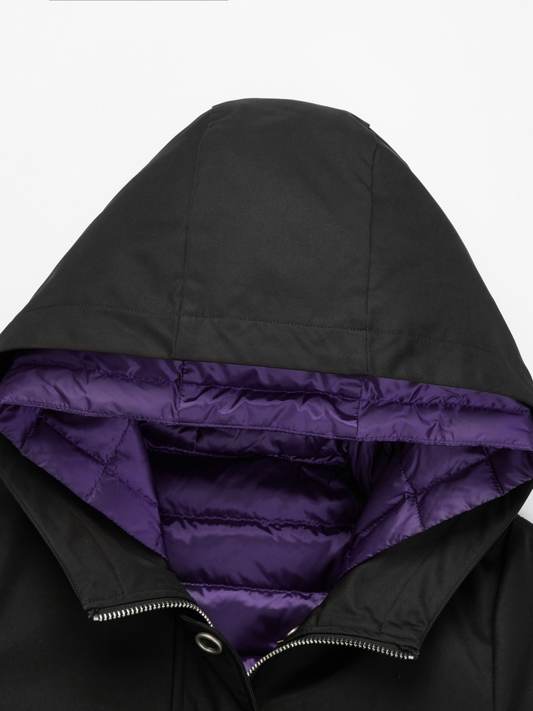 BOSIDENG Winter down jacket women's long over-knee length detachable liner windbreaker warm coat trend B80141140 201019