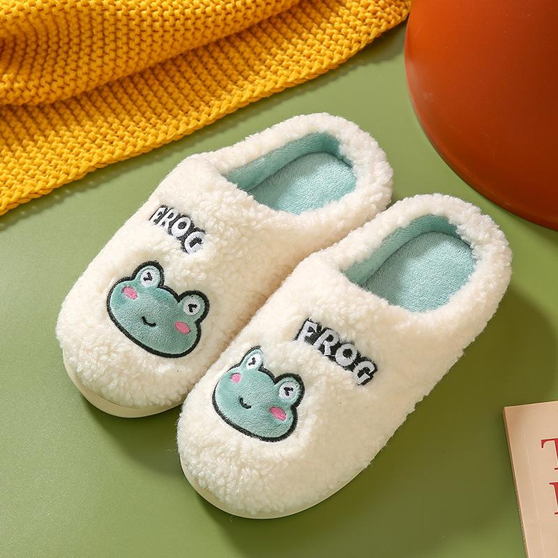 Ladies Slippers Autumn Winter Animal Cartoon Indoor Men Women Flat Frog Shoes Fur Plush Home Bedroom Soft Female Cotton Slippers, Red
Ladies Slippers Autumn Winter Animal Cartoon Indoor Men Women Flat Frog Shoes Fur Plush Home Bedroom Soft Female Cotton Slippers, Red
