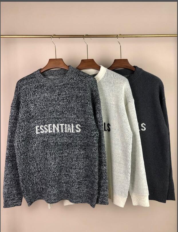 men' casual hip hop Essentials Long-sleeved Knit Sweater High Quality Men Women Pullover Essentials Sweaters, Gray
men' casual hip hop Essentials Long-sleeved Knit Sweater High Quality Men Women Pullover Essentials Sweaters, Gray