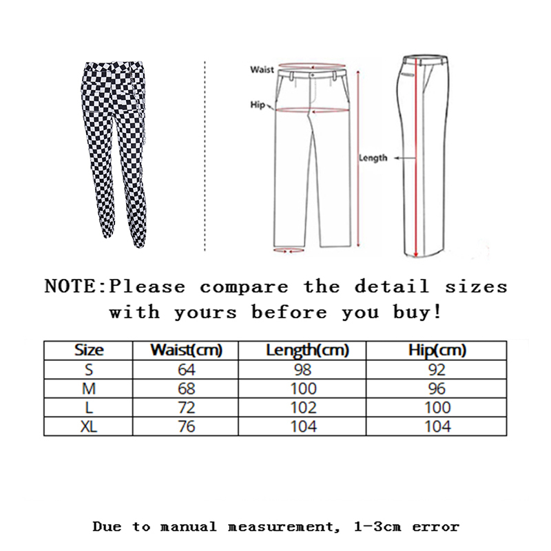 Vangull Women Checkerboard Plaid Joggers Pants Fashion Hip Hop High Waist Loose Pants Pantalon with Chain Female Plaid Trousers 201031