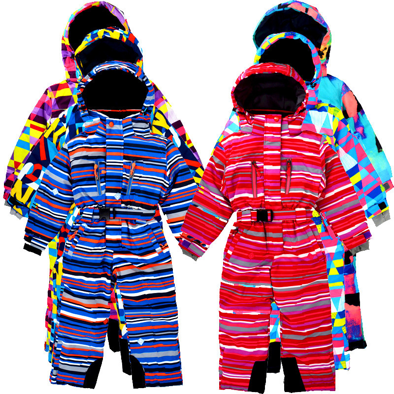 2020 children's winter outdoor ski suitwind and snow plus velvet thickening, suitable for 3-10 years old. LJ201216