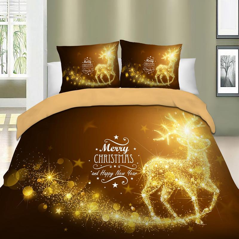 Golden Elk Christmas Duvet Quilt Cover Set Santa Claus Deer Tree Bedding Set Full Queen King Bed Linens For Children Adults
Golden Elk Christmas Duvet Quilt Cover Set Santa Claus Deer Tree Bedding Set Full Queen King Bed Linens For Children Adults