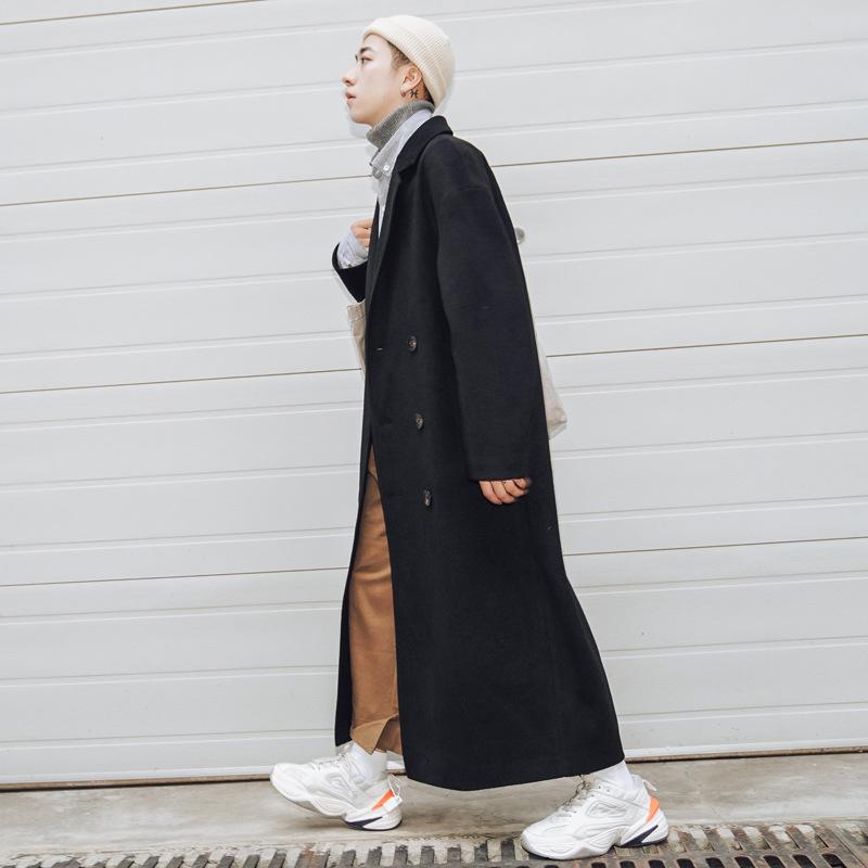 autumn and winter temperament long style over the knee show thin woolen coat men' Korean version of woolen coat, See chart
autumn and winter temperament long style over the knee show thin woolen coat men' Korean version of woolen coat, See chart