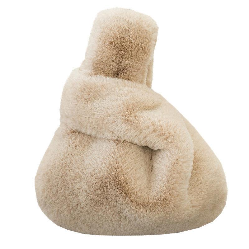 Bag women 2020 new fur bag Korean handbag solid color imitation fur Rex hair cute plush Tote, Black
Bag women 2020 new fur bag Korean handbag solid color imitation fur Rex hair cute plush Tote, Black