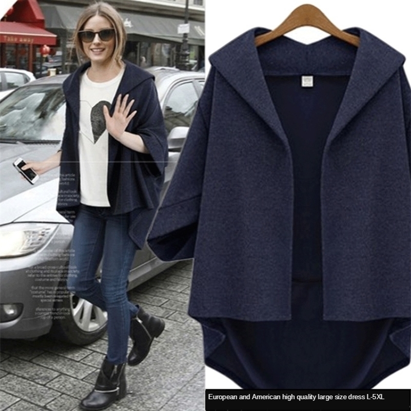 European and American Fashion Fall new women's tweed jacket Short seven-sleeve bat sleeves women's wear 201216