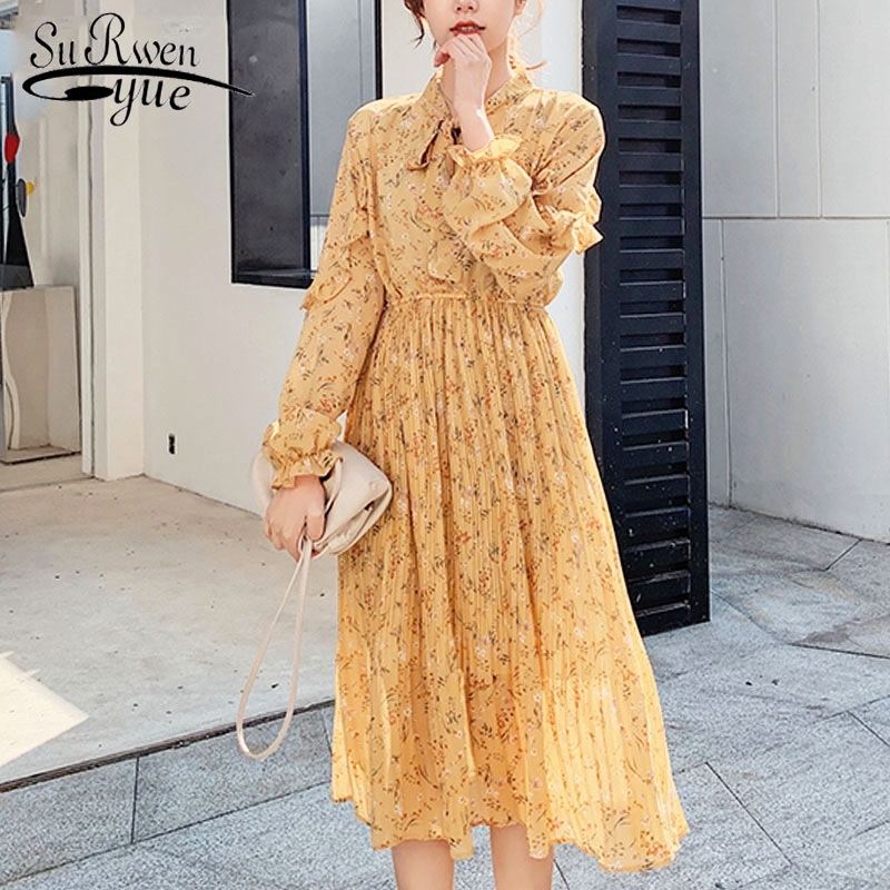 Spring Elegant Dress A-Line Women Flare Sleeve Ruffles Print Chiffon Empire Bow Dress Floral Vintage Dress Women 8550 50 Y200828, White
Spring Elegant Dress A-Line Women Flare Sleeve Ruffles Print Chiffon Empire Bow Dress Floral Vintage Dress Women 8550 50 Y200828, White