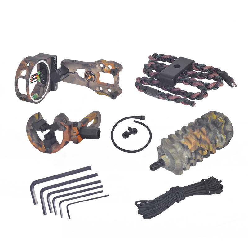 Camouflage Archery Compound Bow Accessories Arrow Rest Sight Kits Stabilizer Bow Sling Bow Peer D Ring Rope
Camouflage Archery Compound Bow Accessories Arrow Rest Sight Kits Stabilizer Bow Sling Bow Peer D Ring Rope