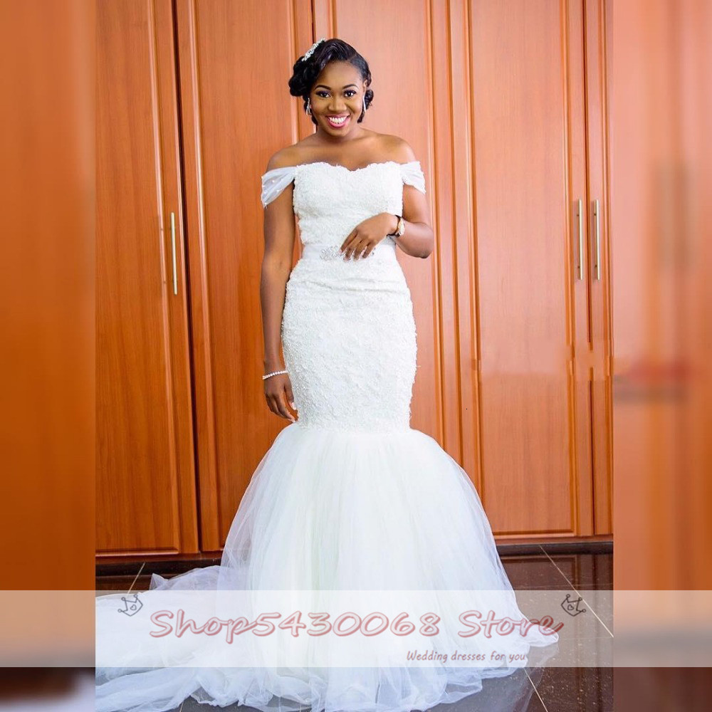 2021 New Wonderful Darling Mermaid Wedding Dresses Tulle Sweeping Train Rentals Off Shoulder to the Floor Dressed As a Bride CUM8, White
2021 New Wonderful Darling Mermaid Wedding Dresses Tulle Sweeping Train Rentals Off Shoulder to the Floor Dressed As a Bride CUM8, White