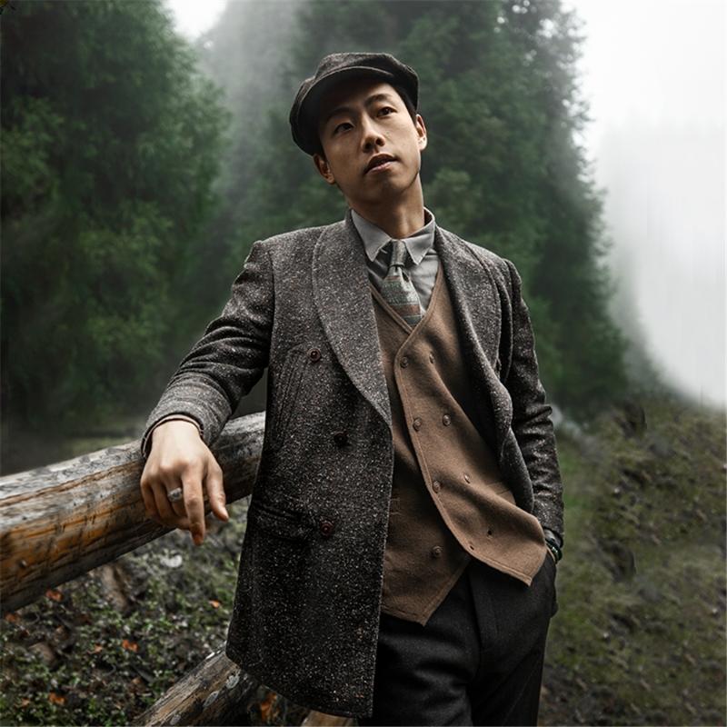 2021 Winter Handsome Men' Suit Jacket Ploka Dot V-Neck Japan Style Singal-Breasted Coat Fashion Business Casual, Black
2021 Winter Handsome Men' Suit Jacket Ploka Dot V-Neck Japan Style Singal-Breasted Coat Fashion Business Casual, Black