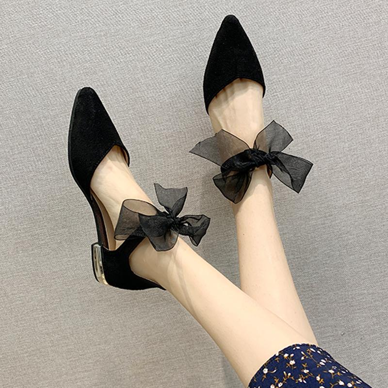 2021 summer new lace up bow point simple personality shallow mouth fairy style single shoe Baotou sandal girl, See chart
2021 summer new lace up bow point simple personality shallow mouth fairy style single shoe Baotou sandal girl, See chart