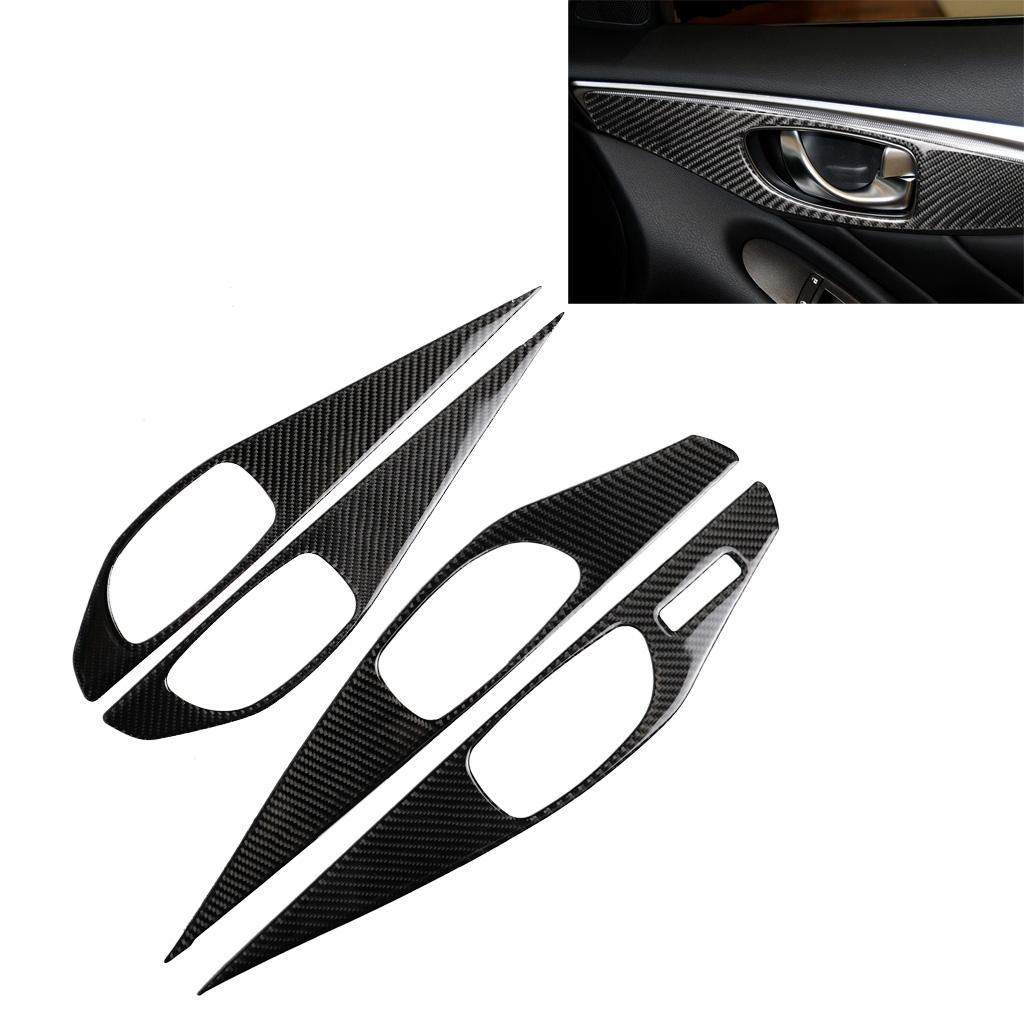 4 PCS Car Carbon Fiber Door Inner Handle Panel Decorative Sticker for Infiniti Q50 Left Drive
4 PCS Car Carbon Fiber Door Inner Handle Panel Decorative Sticker for Infiniti Q50 Left Drive