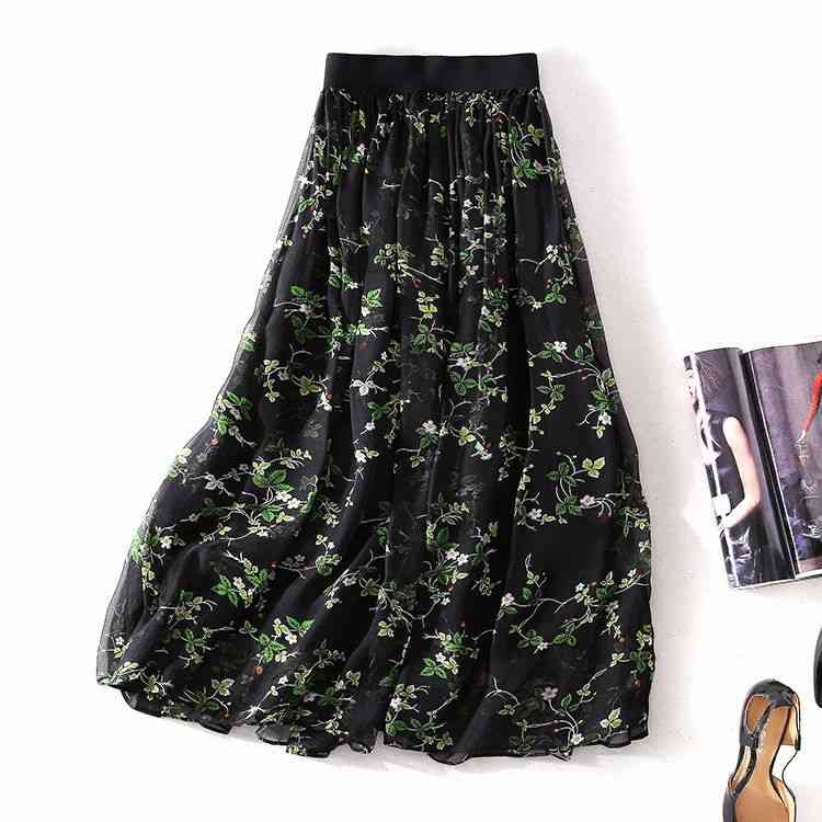 Two Piece Dress Spring and summer boutique women' elastic waist silk printed skirt 51E7, As shown in figure
Two Piece Dress Spring and summer boutique women' elastic waist silk printed skirt 51E7, As shown in figure