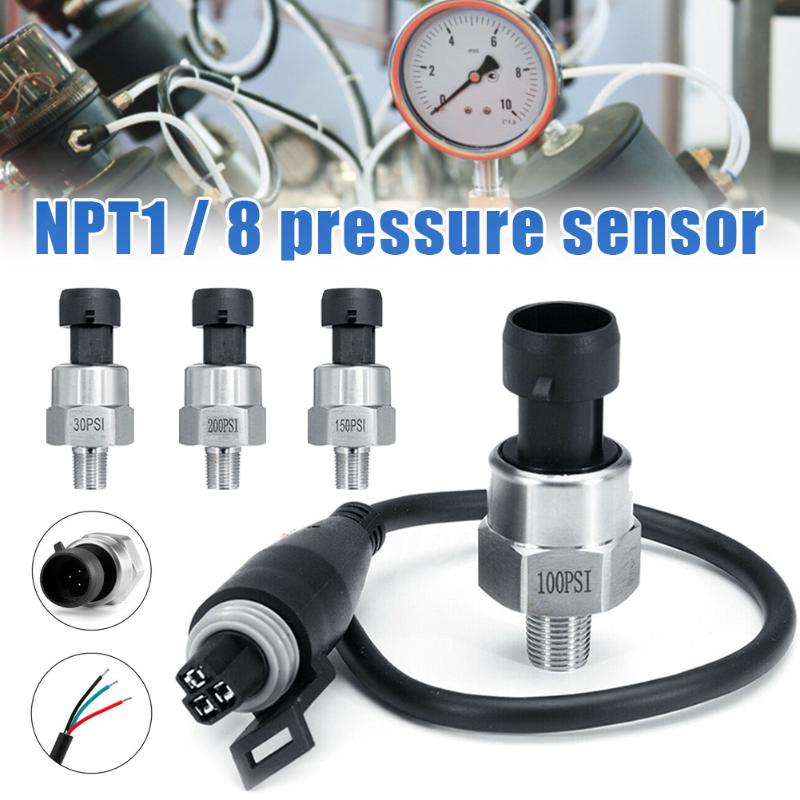 1/8 NPT Thread Stainless Steel Pressure Transducer Sender Sensor Gas Oil Pressure Transmitter PUO88
1/8 NPT Thread Stainless Steel Pressure Transducer Sender Sensor Gas Oil Pressure Transmitter PUO88