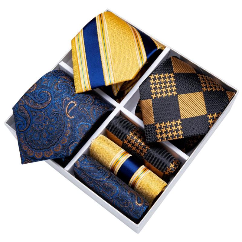 Bow Ties Gift Box 3 Pack Fashion Paisley Striped Men's Tie Set 100% Silk Formal Business Wedding Necktie Accessories DiBanGu
Bow Ties Gift Box 3 Pack Fashion Paisley Striped Men's Tie Set 100% Silk Formal Business Wedding Necktie Accessories DiBanGu