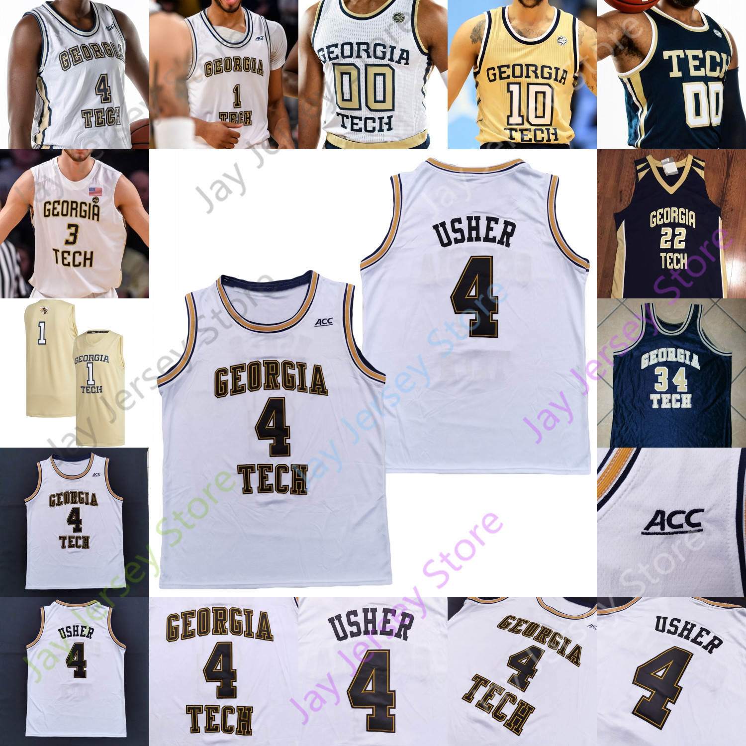 Georgia Tech Yellow Jackets Basketball Jersey NCAA College Michael Devoe Jose Alvarado Moses Wright James Banks III Usher Marbury Bosh, Navy ii
Georgia Tech Yellow Jackets Basketball Jersey NCAA College Michael Devoe Jose Alvarado Moses Wright James Banks III Usher Marbury Bosh, Navy ii