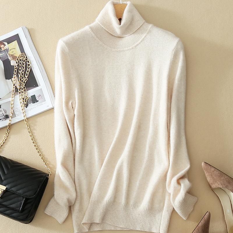 Knit Top 2020 Winter Women' Turtleneck Sweater Pullover Solid Color Casual wear Slim Jumper Long Sleeve Soft Warm Plus Size, Creamy white sweater
Knit Top 2020 Winter Women' Turtleneck Sweater Pullover Solid Color Casual wear Slim Jumper Long Sleeve Soft Warm Plus Size, Creamy white sweater