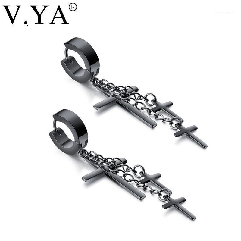 Stud V.YA Punk Stainless Steel Earrings For Women Men Cross Earring Fashion Tassels Crosses Body Piercing Jewelry Charm Dropship1
Stud V.YA Punk Stainless Steel Earrings For Women Men Cross Earring Fashion Tassels Crosses Body Piercing Jewelry Charm Dropship1