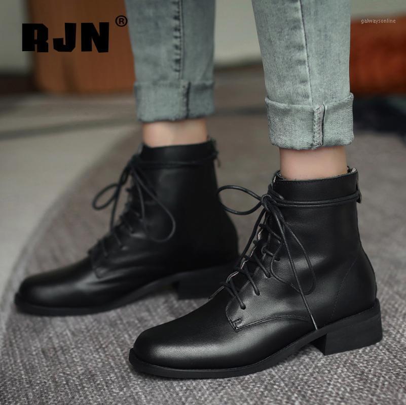 RJN Autumn 2020 New Women's Boots Fashion Square Toe Head Vintage Craft Genuine Leather Lace-up Boots Ankle RO1431, Black
RJN Autumn 2020 New Women's Boots Fashion Square Toe Head Vintage Craft Genuine Leather Lace-up Boots Ankle RO1431, Black