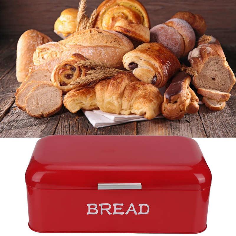 European Style Bread Bin Box Storage Container Kitchen Accessory for Bakery Shop Red
European Style Bread Bin Box Storage Container Kitchen Accessory for Bakery Shop Red