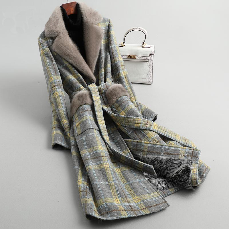 2021 New Women Winter Lining Warm Jacket Fashion Belt Plaid Long Women' Wool Coats Thicken Coat Ladies DB9C, Green grey.
2021 New Women Winter Lining Warm Jacket Fashion Belt Plaid Long Women' Wool Coats Thicken Coat Ladies DB9C, Green grey.