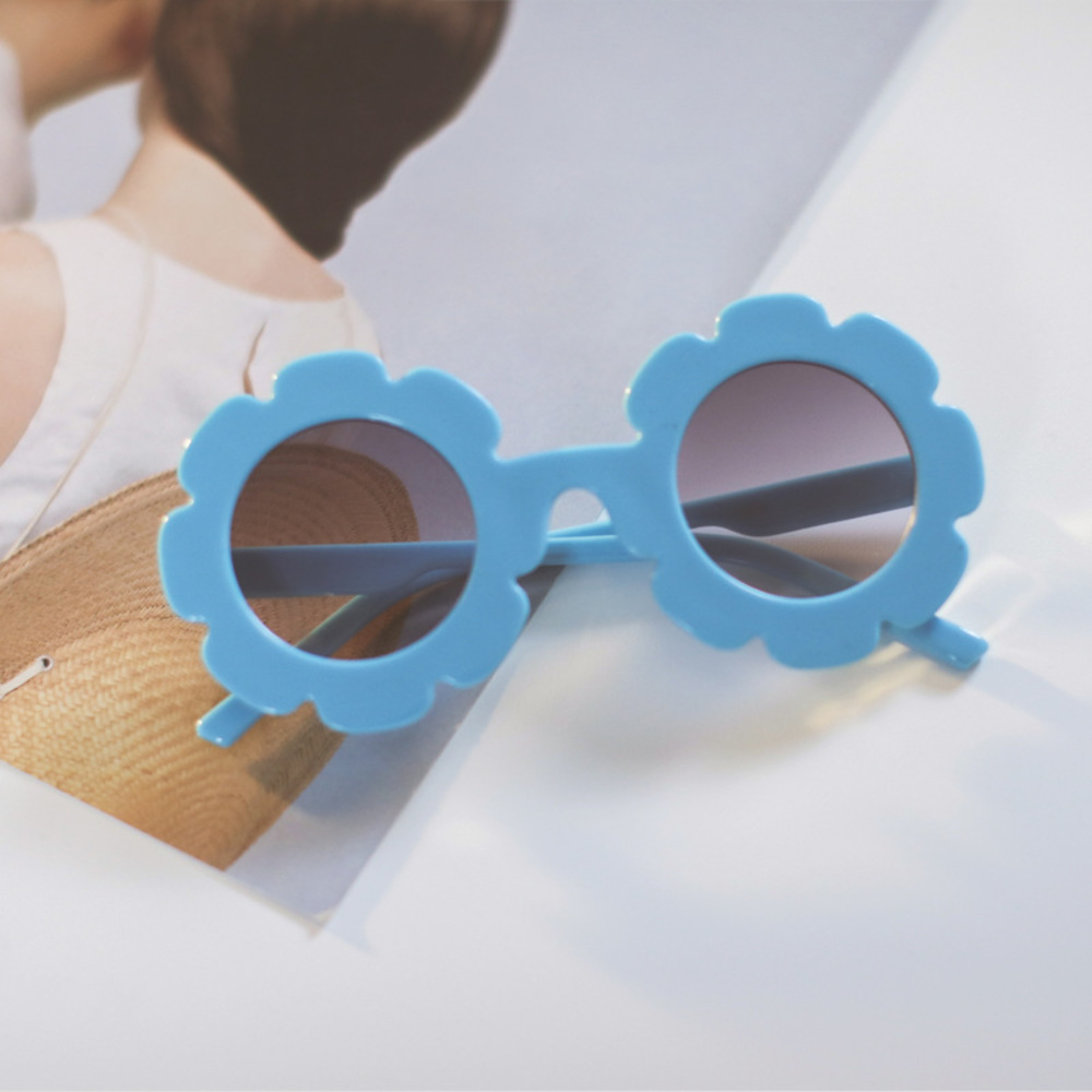 Sunglasses Cute Kids Flowers Candy Color Boys Girls Children Sunglasses Summer Fashion Sunglasses Glasses Beach Toy