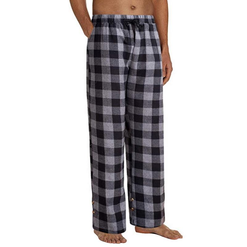 Men Sleep Bottoms Mens Simple Sleepwear Pants For Male Casual Plaid Mens Pants Home Trousers Man Pyjamas Home Wear, Black
Men Sleep Bottoms Mens Simple Sleepwear Pants For Male Casual Plaid Mens Pants Home Trousers Man Pyjamas Home Wear, Black